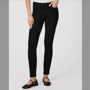 Paige Verdugo Crop Black Jeans - Size 28